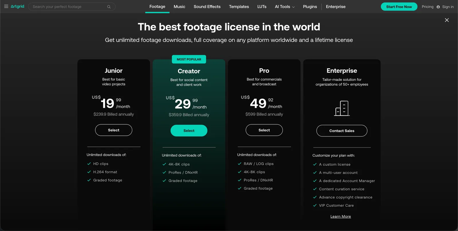 Artgrid — screenshot 2 of 3