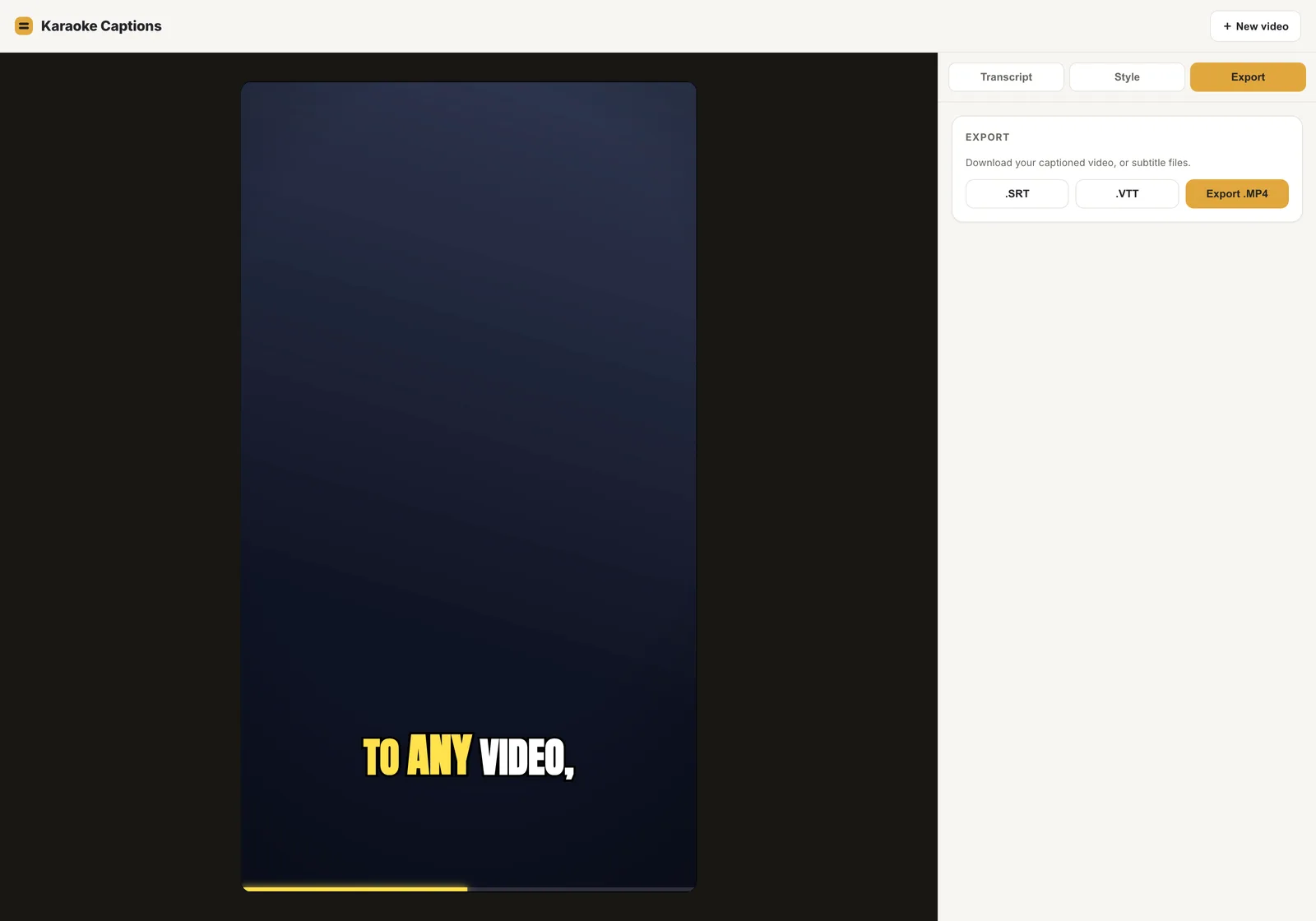 Karaoke Captions — screenshot 3 of 5