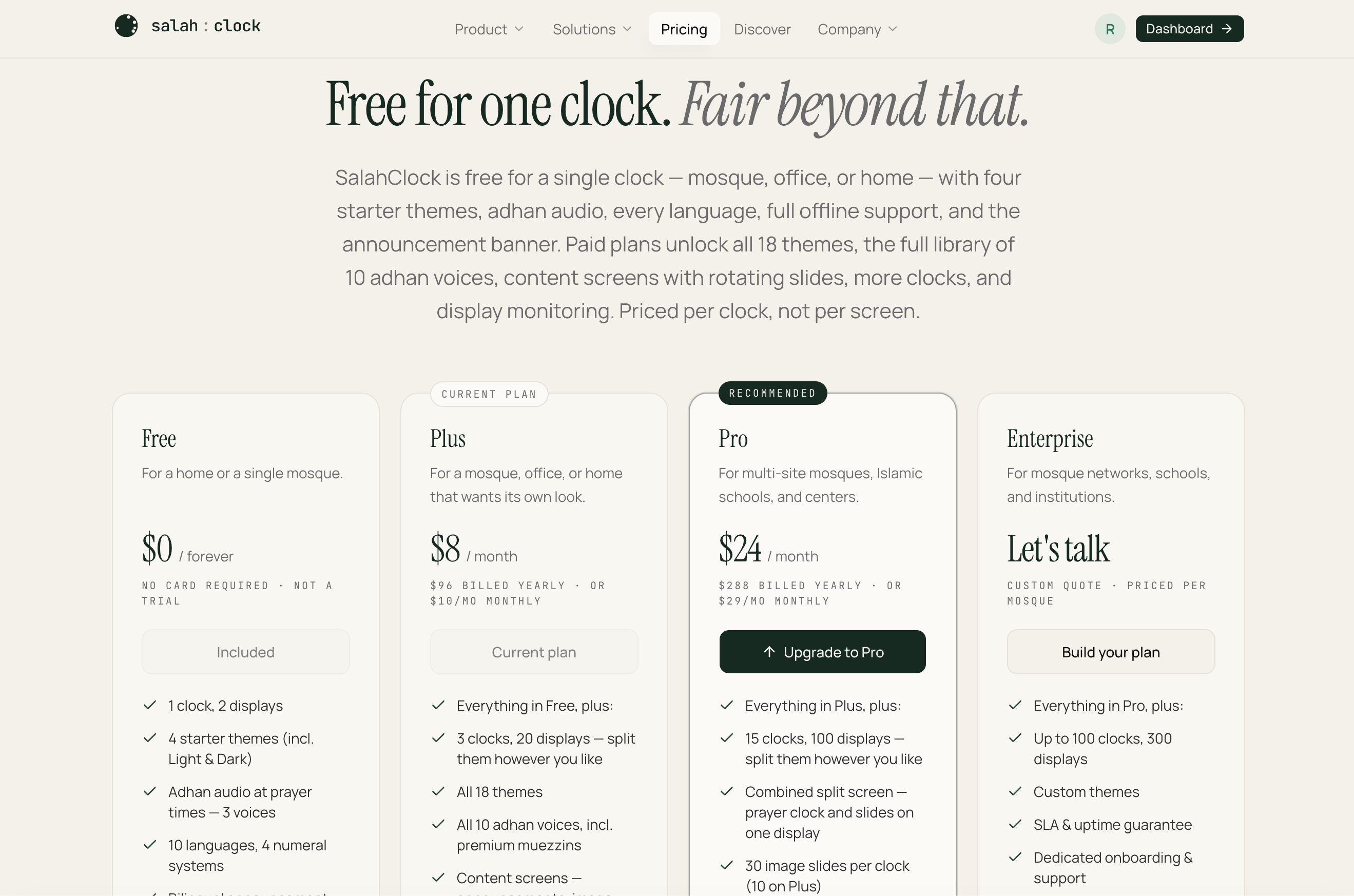 SalahClock — screenshot 2 of 3
